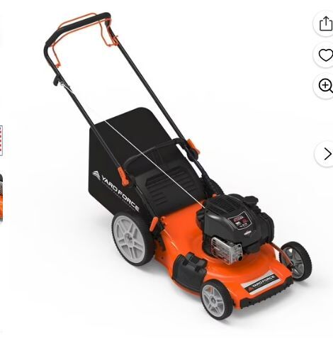 NEW - Yard Force YF22-3N1SPVS-SC Self-Propelled RWD Lawn Mower