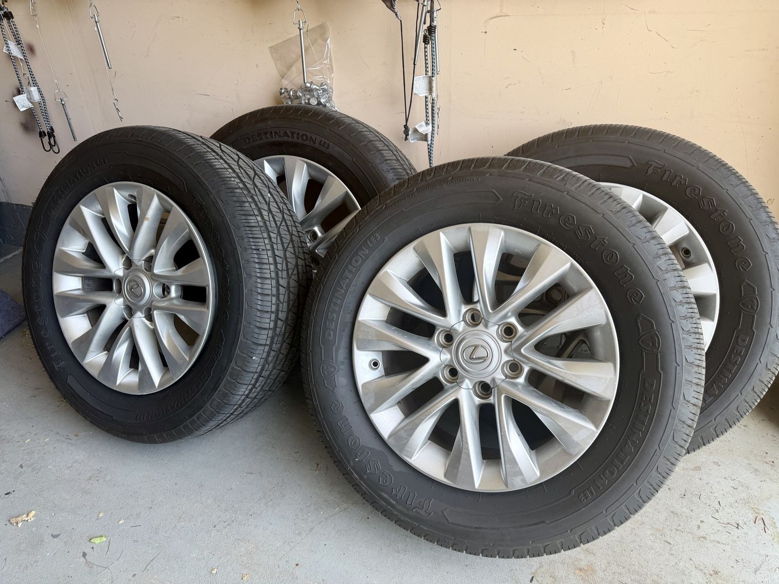 Lexus GX 460 2018 OEM Wheels and BRAND NEW Tires