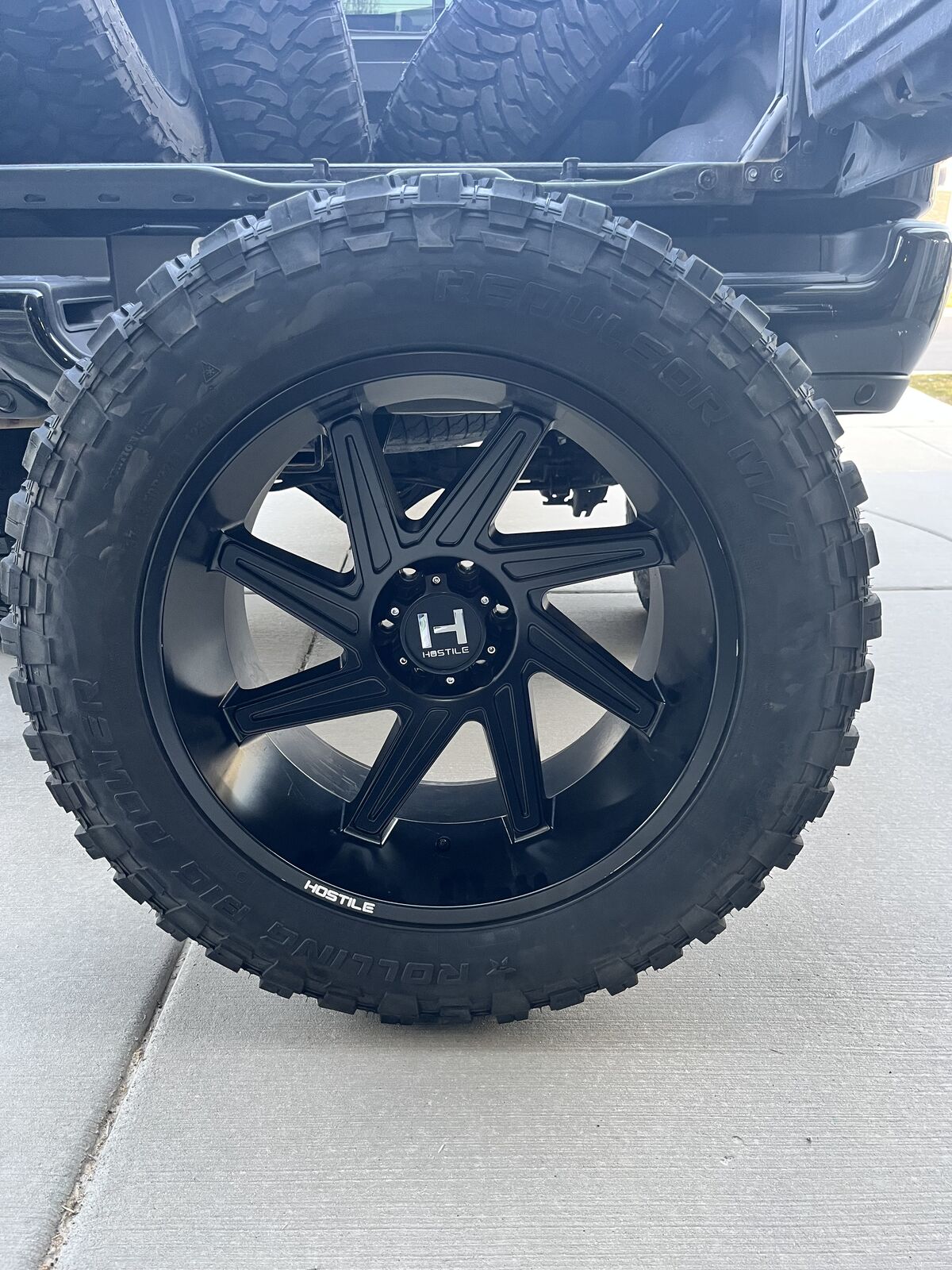 22” Hostile rims and tires