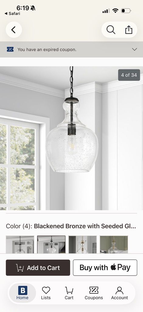 Verona Glass Pendant Light