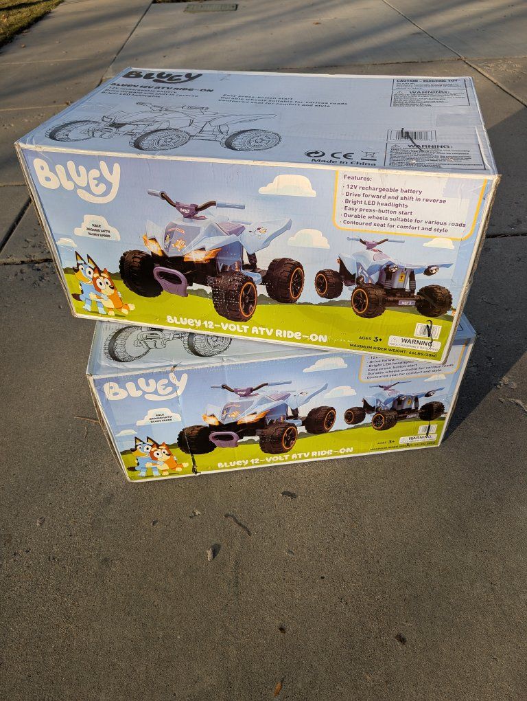 Bluey 12v ATV ride-on like power wheels