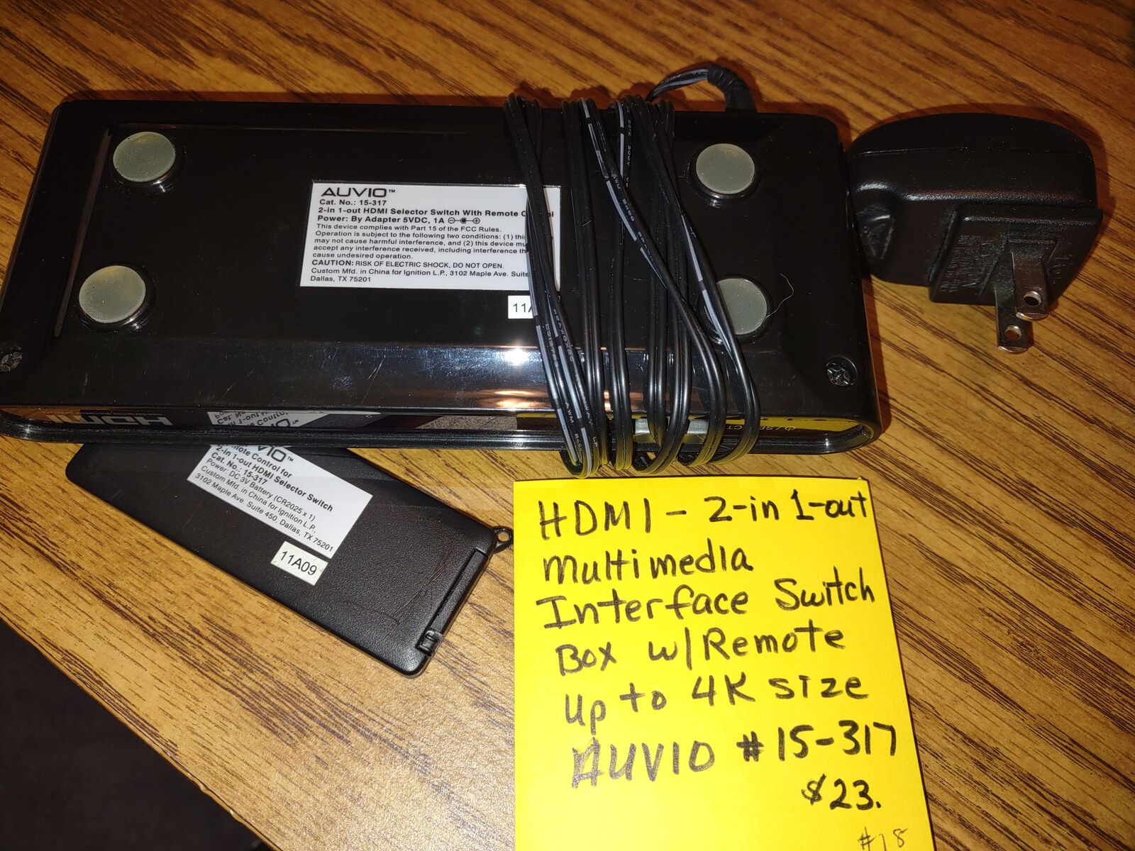 AUVIO MULTIMEDIA INTERFACE SWITCH BOX