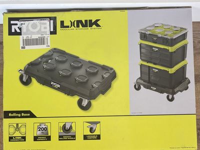 NEW Ryobi LINK Modular Dolly Multi-Purpose Rolling Base