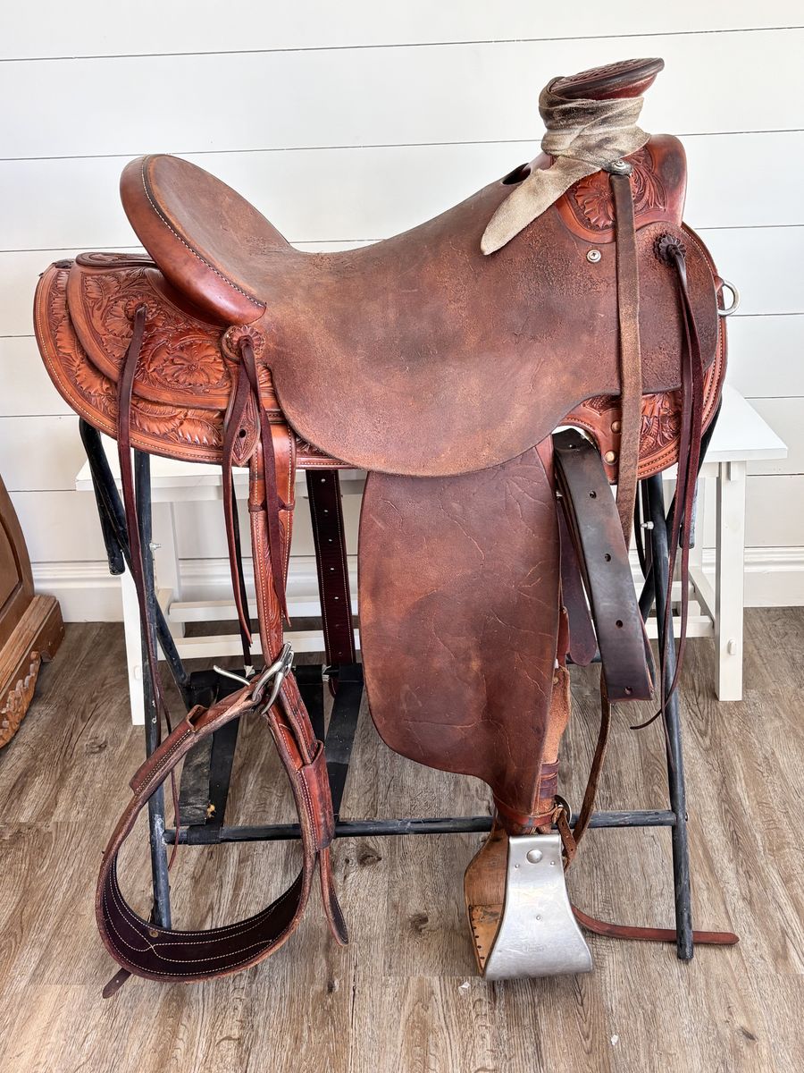 RARE OPPORTUNITY — CUSTOM LARRY CHRISTENSEN WADE SADDLE 