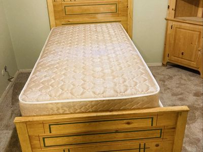 Antique Pine Bed Frame