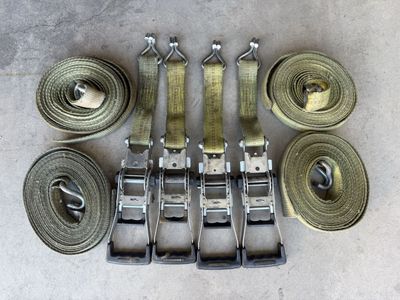 Ratchet tie down straps