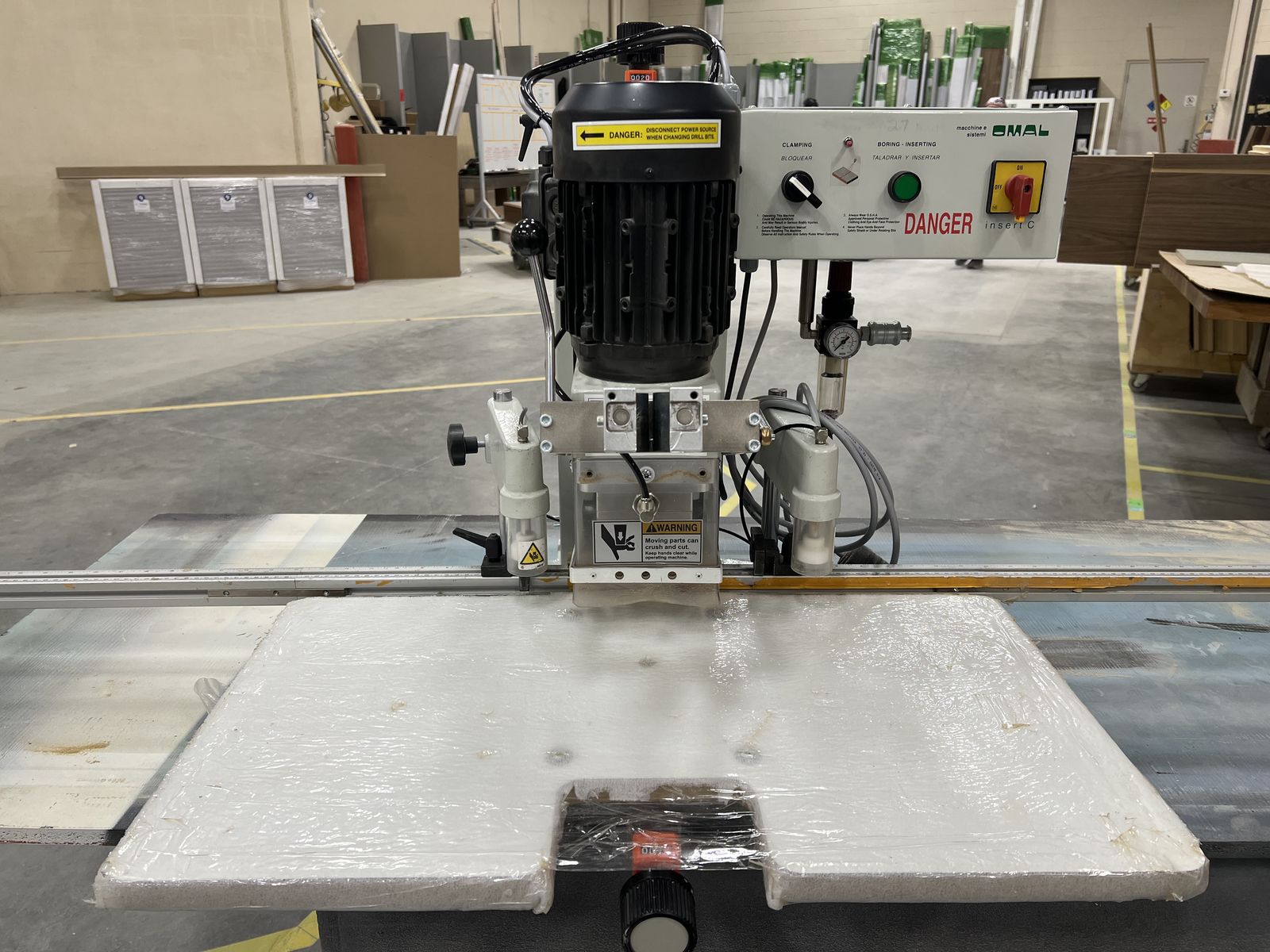 Omal Insert C Hinge Boring Inserting Machine