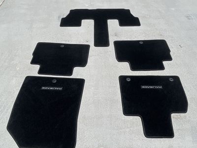 Hyundai Palisade Black Carpet Floor Mats - OEM Full Set