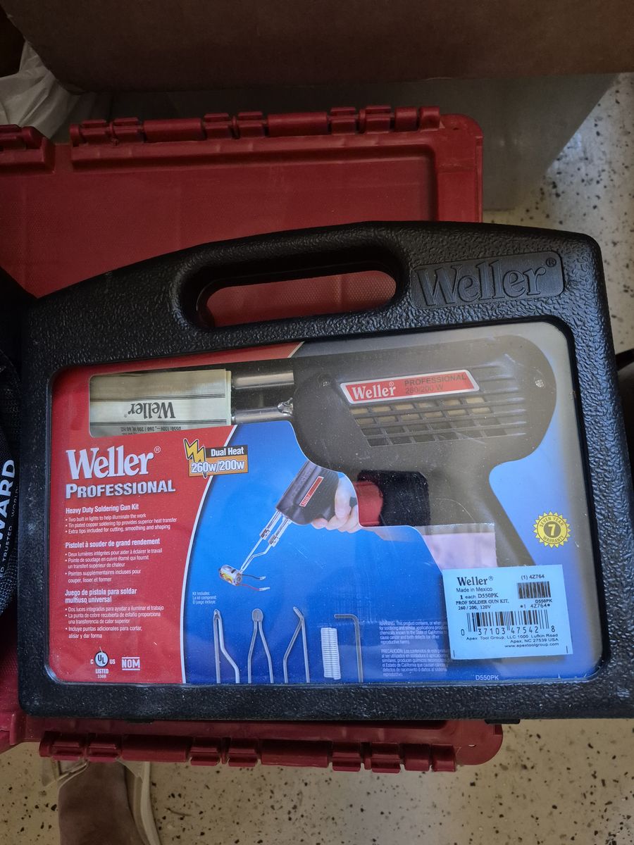 Weller D550 260-200 watts - Professional Soldering Dual-Heat Gun Kit