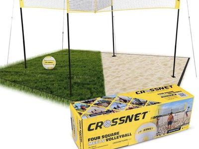 RENT- Crossnet 4 square volleyball