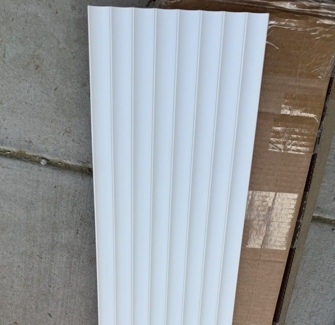 12 pvc wall panels 78 3/4”x 9 3/4”