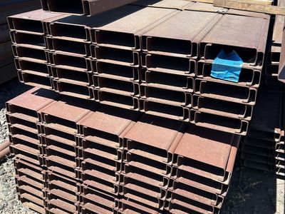 SALE PRICE - LIMITED OFFER! New Steel CEE Purlins 8 inch x 2-1/2 inch 14ga thickness x 20', 30' lengths $2.49FT