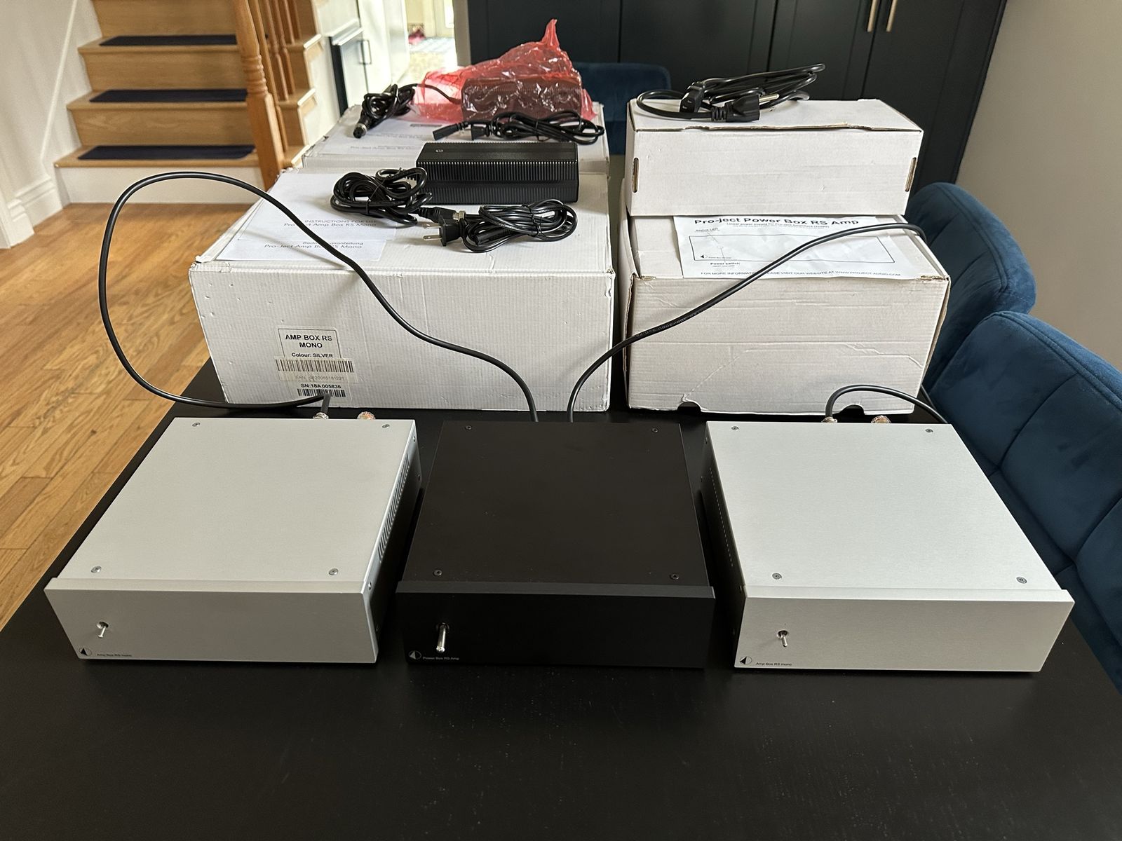 Pro Ject Amp Box RS Mono 2x w/ Power Box RS Amp