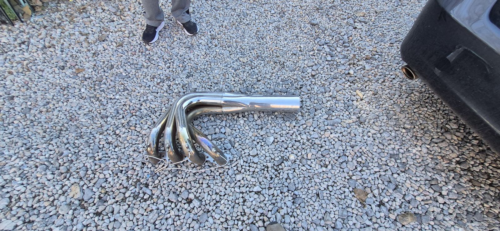 Bassett headers for bbc V-drive boat