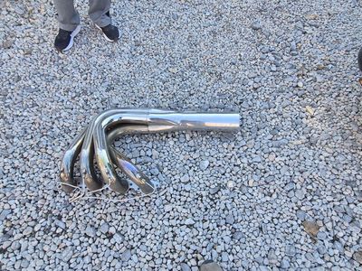 Bassett headers for bbc V-drive boat