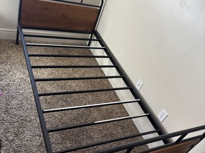 Twin bed and trundle
