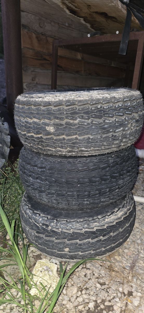 3 trailer tires with rims