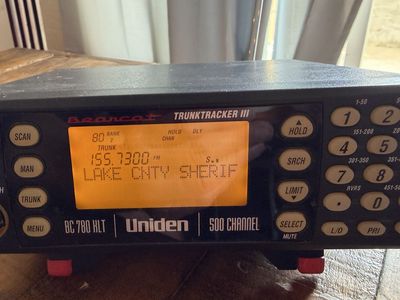 Uniden Bearcat BC780XLT TrunkTracker III 500 Channel Scanner