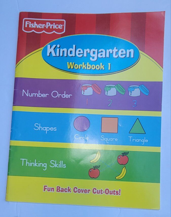 Educational books-letters, numbers, color and shap