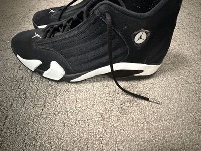 Jordan 14 black and white size 11.5