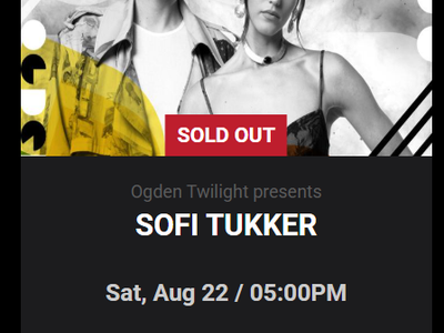 Sofi Tukker VIP Tickets - Ogden Amphitheater - August 22