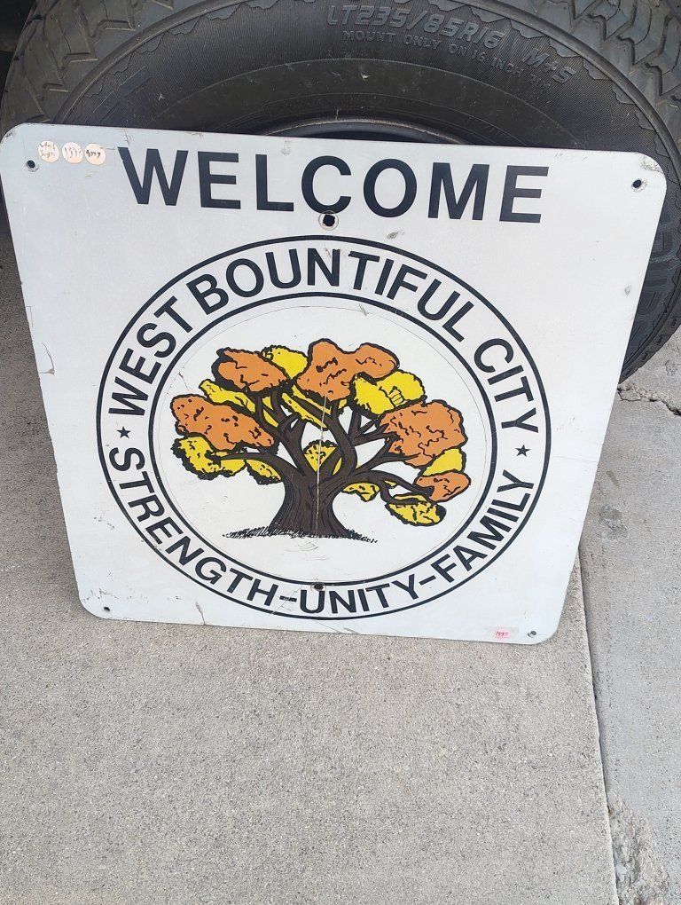 vintage Utah sign