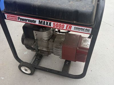 Coleman Powermate MAXA 5000 ER 10HP Extended Run Electric Generator