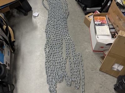 75’-80’ of Vevor Brand Zinc Plated Chain