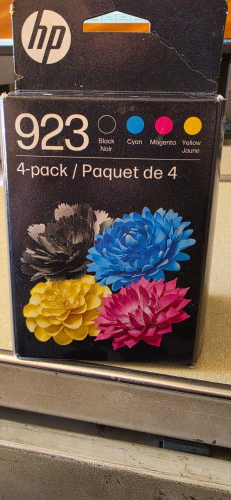 HP 923 ink 4 pack all colors