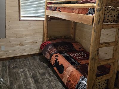 Twin Log Bunk Bed