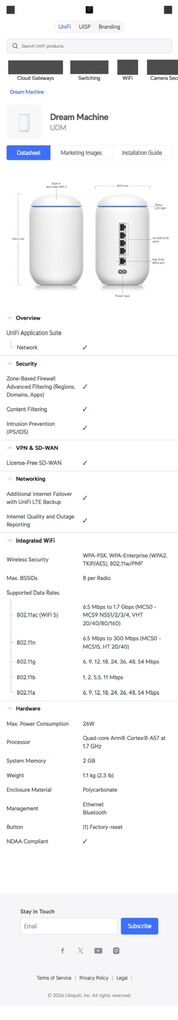 UniFi Dream Machine (UDM)