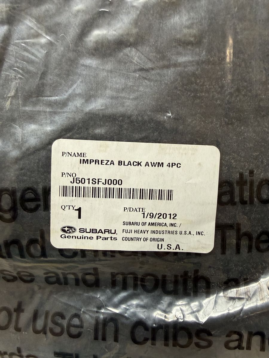 Subaru Impreza OEM Mats (Gen 4)