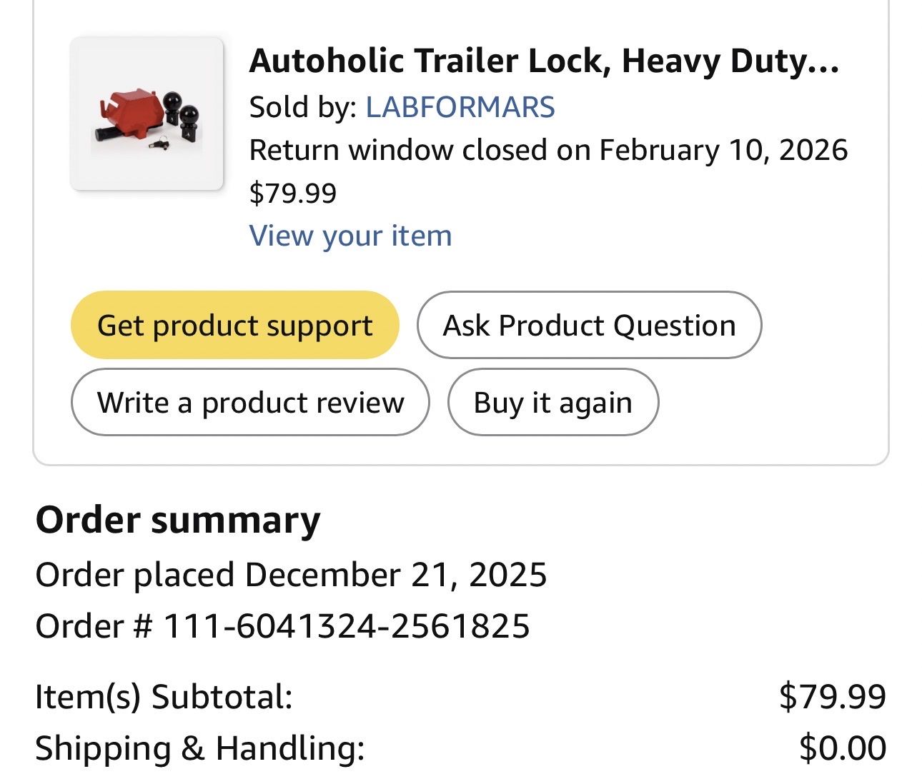 NEW Heavy-Duty Universal Trailer Hitch Lock - Anti-Theft, Cut & Drill Resistant with 2 Hitch Balls