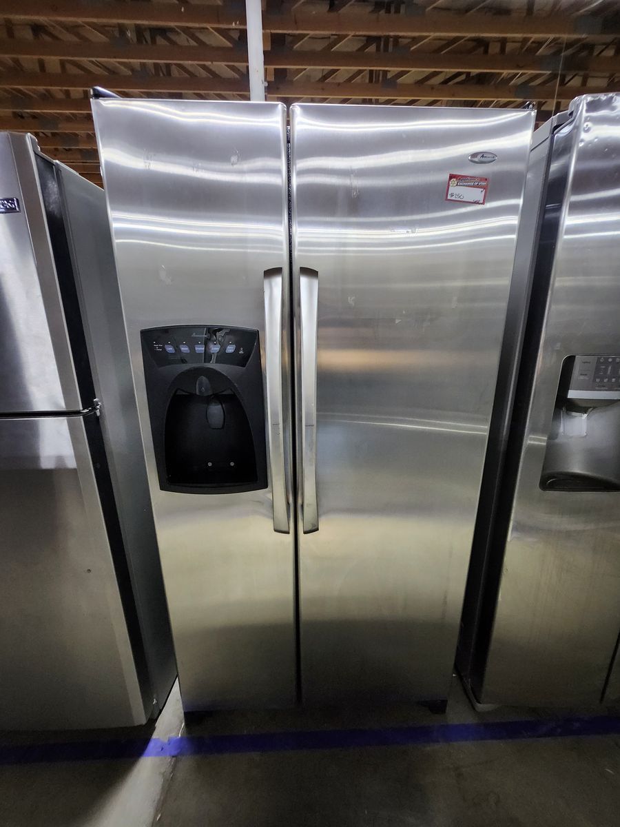 Amana Stainless Steel Side by Side Refrigerator