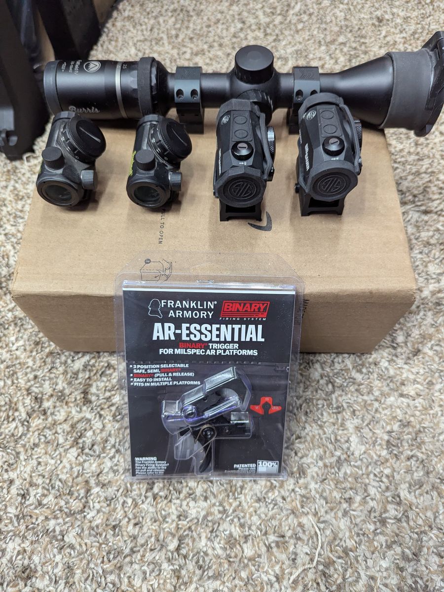 Burris Fullfield 4 2.5-10x42 & Franklin Binary Trigger