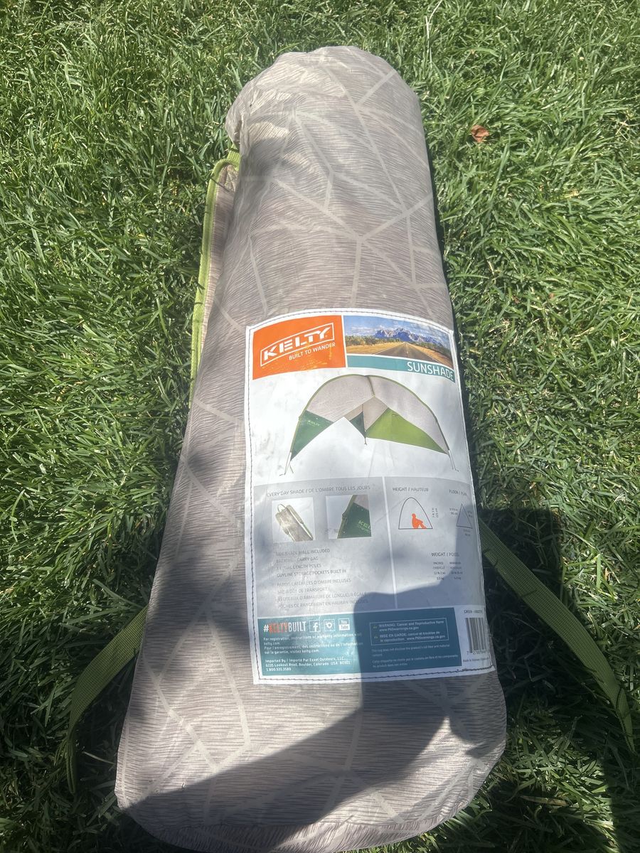 Kelty Sunshade Everyday Shade Tent - Portable Camping & Outdoor Shelter- New with Tags