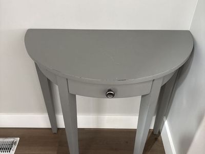 Gray Entry Table