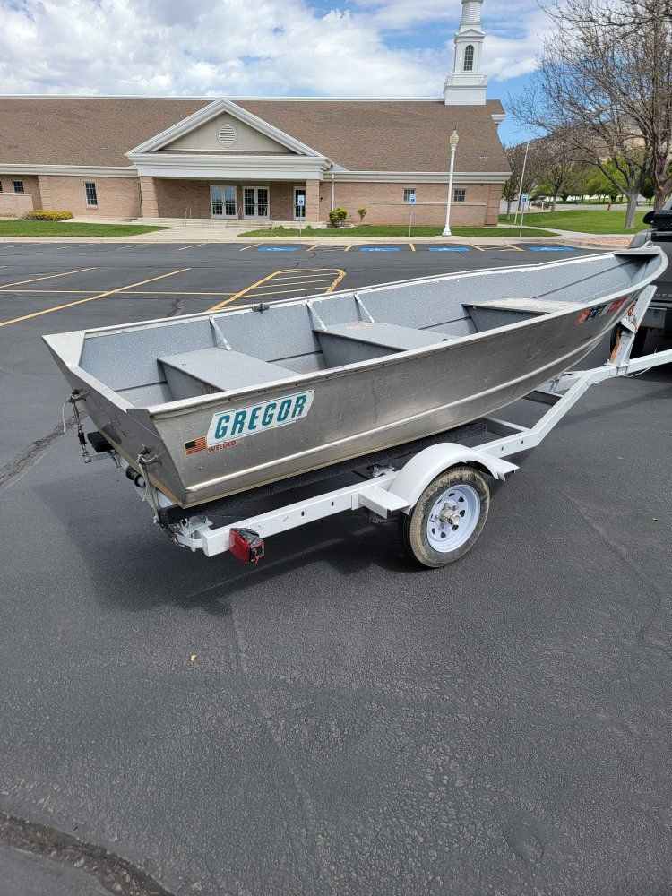 All Welded Gregor Aluminum Boat