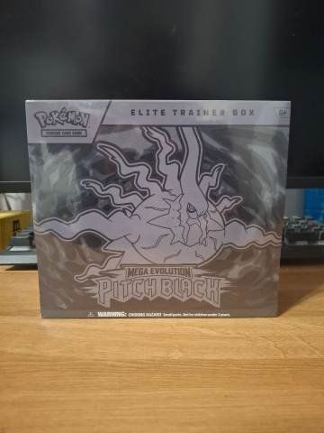 Pokemon TCG Mega Evolution Pitch Black Elite Trainer Box - Sealed Collectible