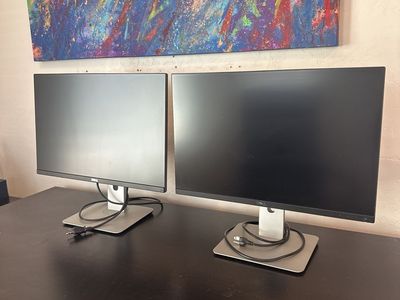 Two Dell Monitors - 21”