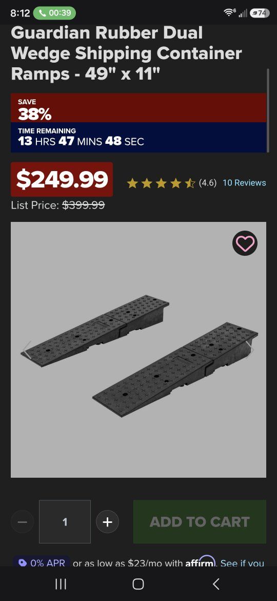guardian rubber container ramps