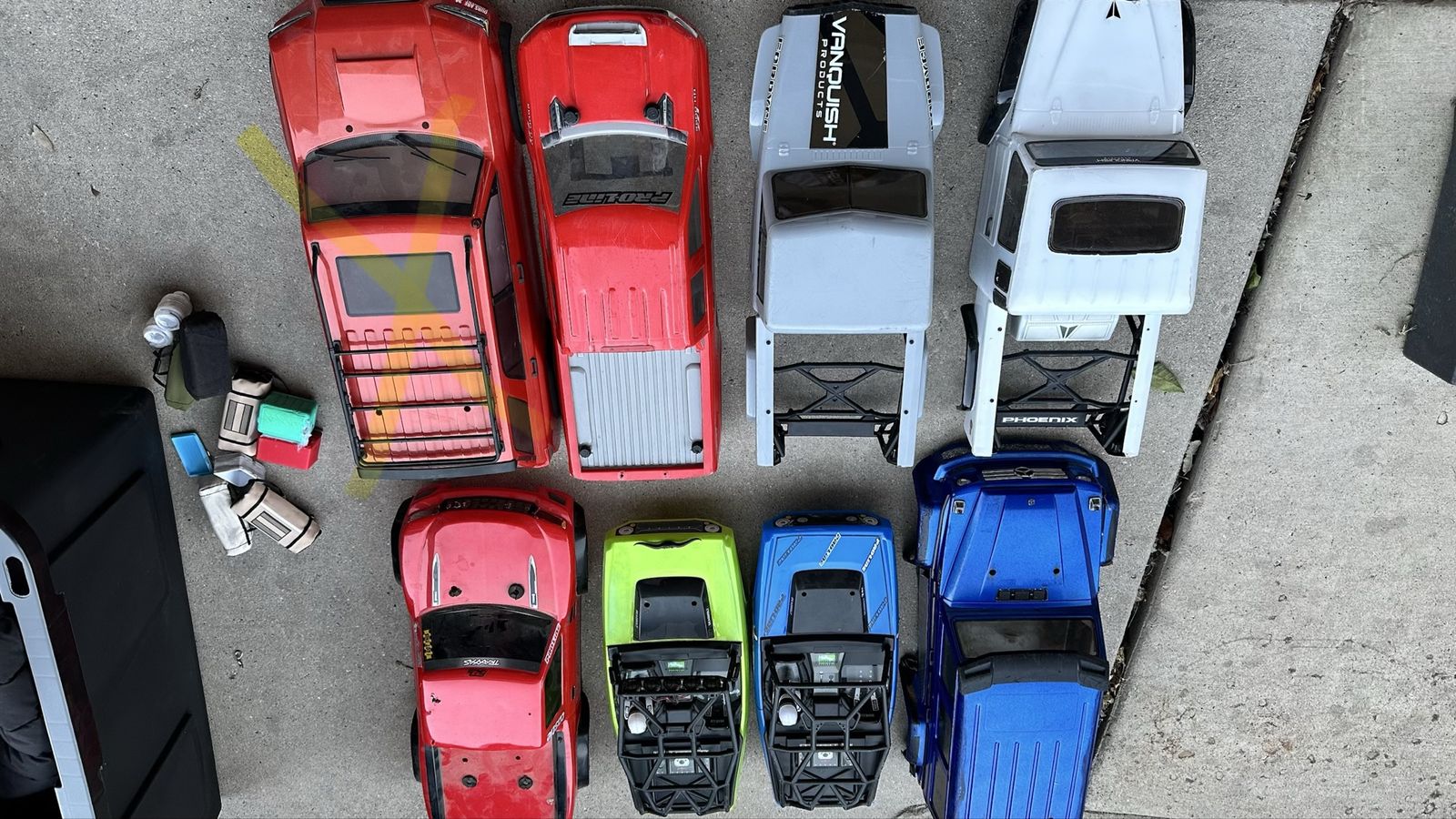 1/10 Scale RC Car Body Shells (Prices Vary)
