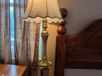 brass floor lamp