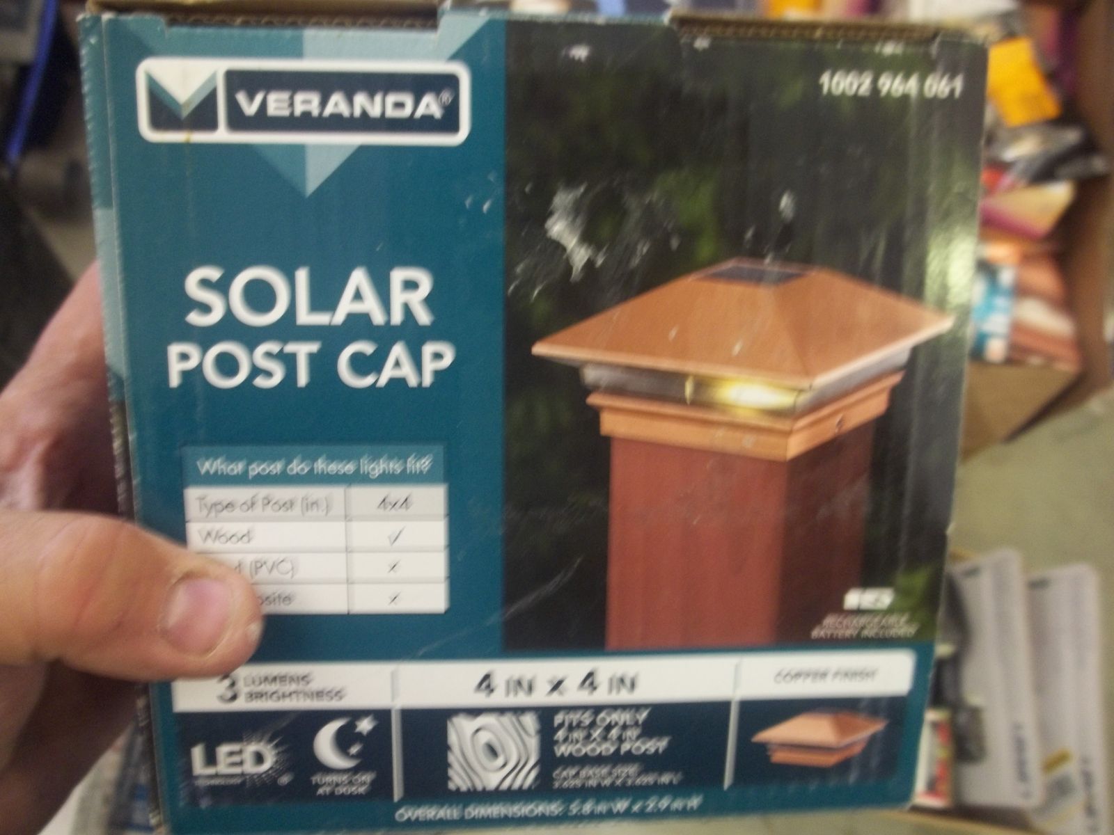 Veranda solar post cap 1002 966 061