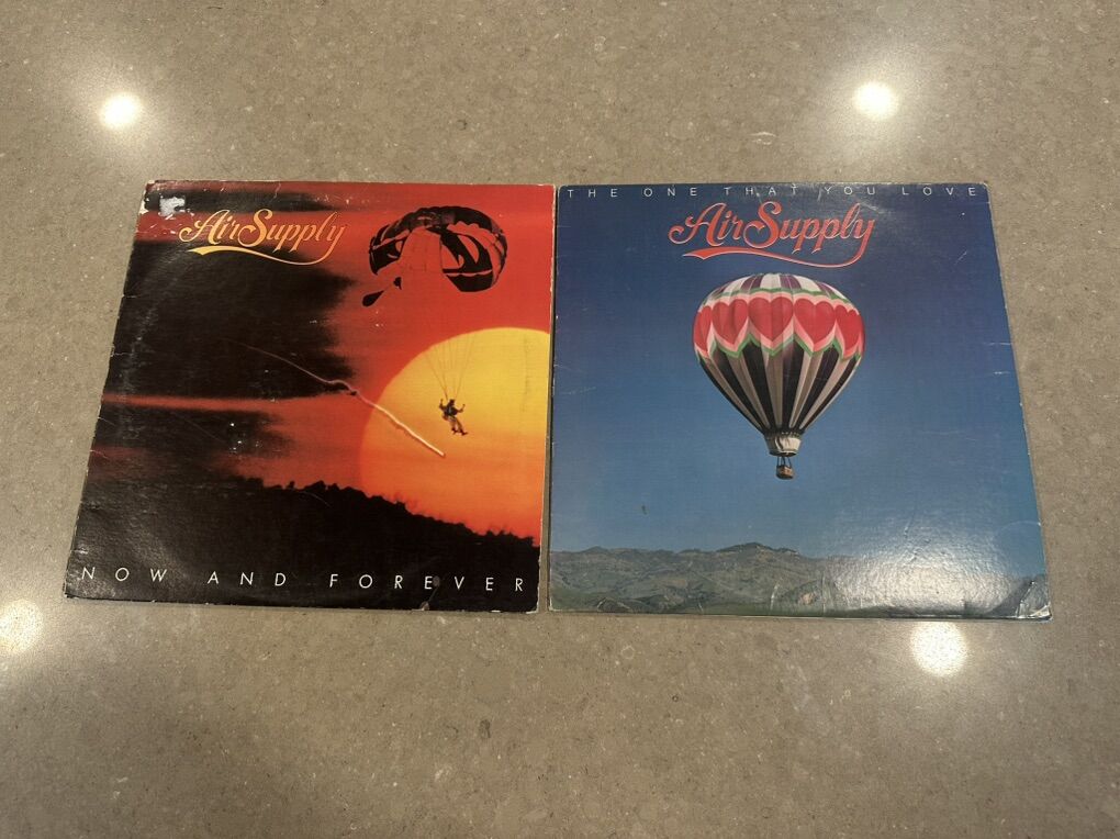 Air Supply Vinyl Bundle-Now & Forever....