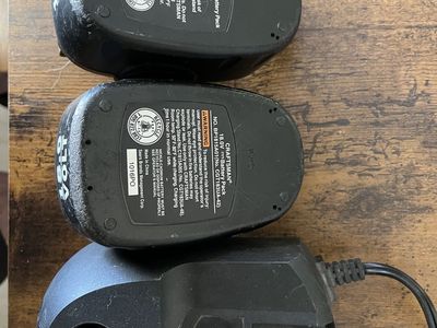 Craftsman 18.0V C3 130279005 NiCad Battery Pack & Charger (2 Batteries)
