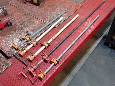 Woodworking bar clamps