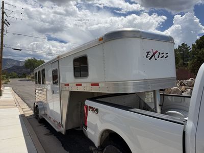2017 Exiss 3-Horse Gooseneck Trailer