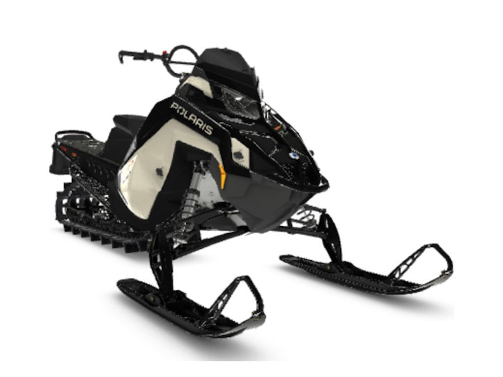 2025 Polaris® 650 RMK SP 155 Mirage Gray / Gloss Black