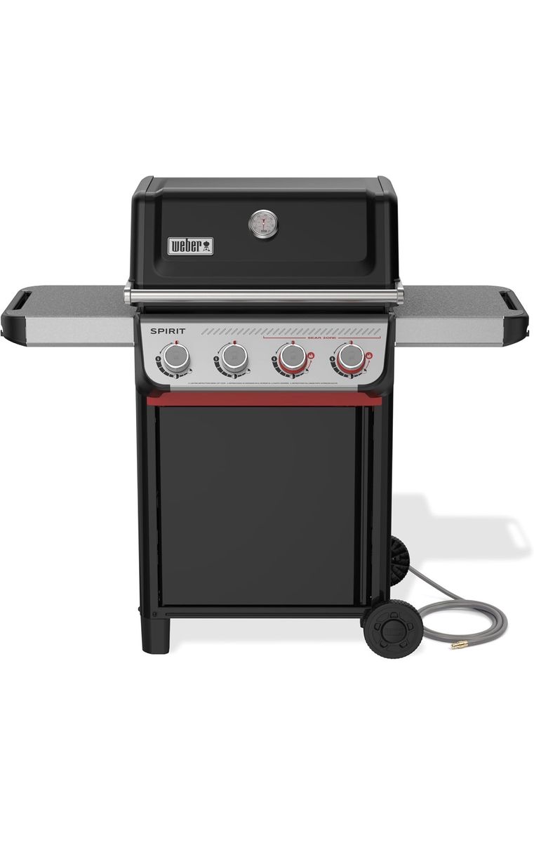 Weber Spirit E-425 Gas Grill, 4-Burner, Black - brand New - has side panel shipping damage